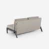 Sofá cama 2 plazas diseño moderno de tela salón Bellamy Catálogo