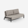 Sofá cama 2 plazas diseño moderno de tela salón Bellamy Stock