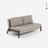 Sofá cama 2 plazas diseño moderno de tela salón Bellamy Promoción