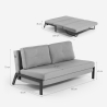 Sofá cama 2 plazas diseño moderno de tela salón Bellamy 