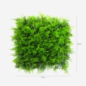 Panel de seto artificial 50x50 cm con hojas de helecho 3D para jardín y balcón Pritus Descueto