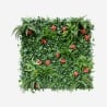 Seto artificial perenne de 100x100 cm plantas 3D jardín Lemox Promoción