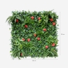 Seto artificial perenne de 100x100 cm plantas 3D jardín Lemox Descueto