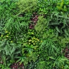Seto artificial realista 100x100 cm plantas 3D exterior jardín Ilex Rebajas