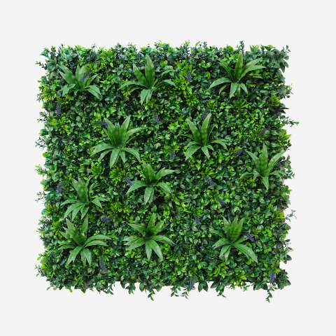 Seto artificial realista 3D para jardín de 100x100 cm Farnuk Promoción