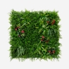 Seto artificial 3D panel 100x100 cm con plantas realistas Cerrum Promoción