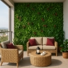 Seto artificial 3D panel 100x100 cm con plantas realistas Cerrum Venta