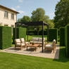 Seto artificial valla 106x33x208cm perenne gardenia Vernas Oferta