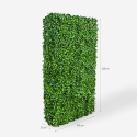 Seto artificial valla 106x33x208cm perenne gardenia Vernas Catálogo