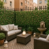 Seto artificial de jardín enrejado extensible 200x100cm plantas Salix Venta