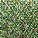 Seto artificial de jardín enrejado extensible 200x100cm plantas Salix Rebajas