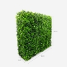 Seto artificial 108x33x106 cm boj verde perenne para jardín Ulmus Descueto