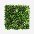 Seto artificial de 100x100 cm planta 3D realista para balcón y jardín Briux Promoción