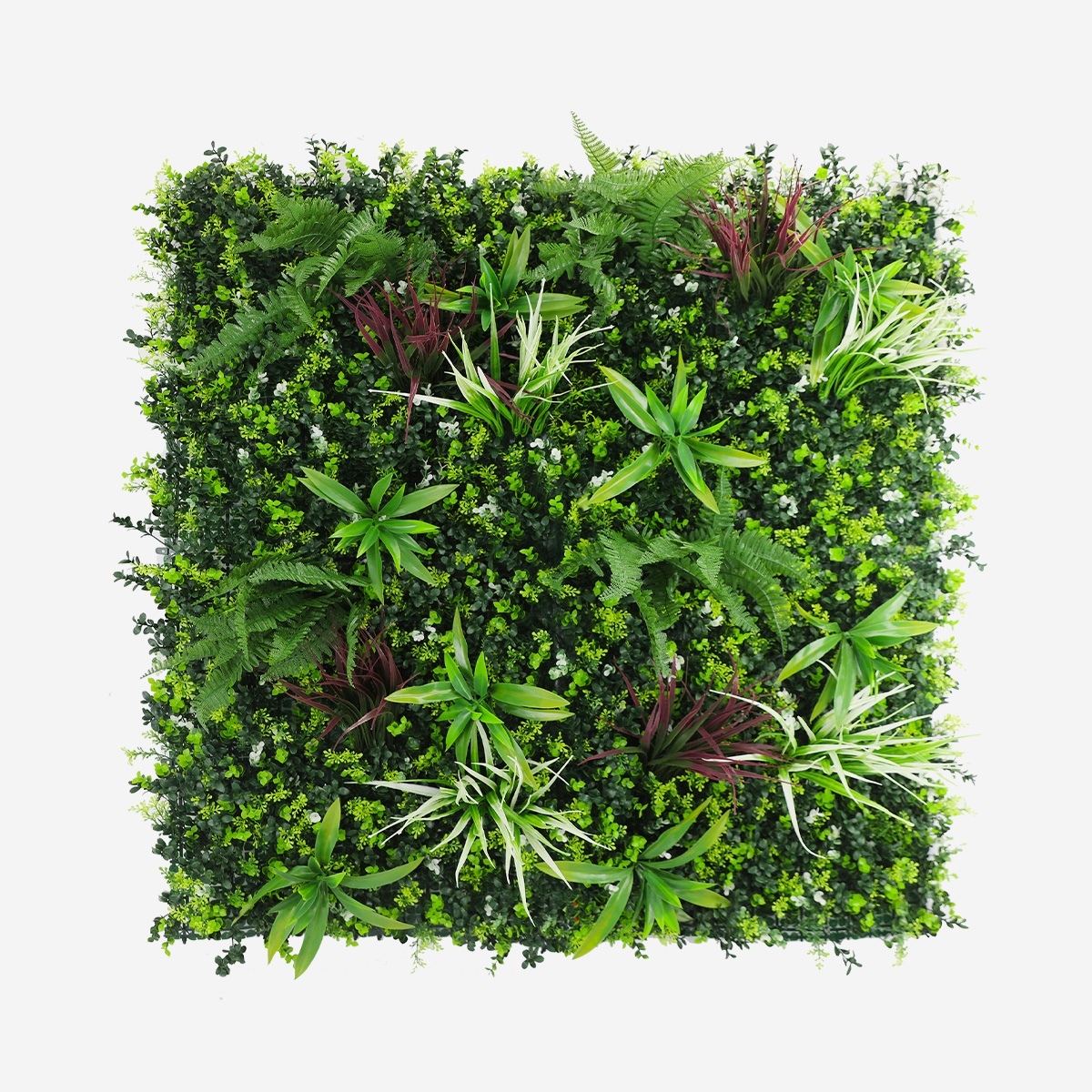 Seto artificial de 100x100 cm planta 3D realista para balcón y jardín Briux