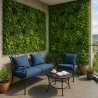 Seto artificial de 100x100 cm planta 3D realista para balcón y jardín Briux Venta