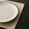 Mesa de comedor redonda moderna Goblet negra 120 cm Blackwood+ Medidas
