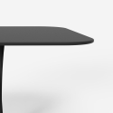 mesa cuadrada estilo Goblet bordes redondeados salón cocina bar lillium 100 Compra