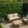 Seto artificial enrejado para jardín de 200x100cm extensible Laurus Oferta