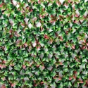 Seto  artificial para jardín de 200x100cm con hojas de photinia enrejado extensible Ivossde Oferta