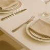 mesa de comedor cuadrada de diseño lilium 80 cm estilo Goblet Medidas