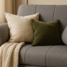 Sillón Sofá Cama Plegable Reposabrazos de tela Deborah Twin Dos Plazas 