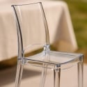 Sillas transparentes cocina bar restaurante apilable B-Side Grand Soleil Rebajas