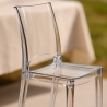 Sillas transparentes cocina bar restaurante apilable B-Side Grand Soleil Rebajas