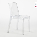 18 Silla de diseño transparente de cocina y comedor Cristal Light Promoción