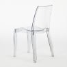 18 Silla de diseño transparente de cocina y comedor Cristal Light 