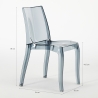 18 Silla de diseño transparente de cocina y comedor Cristal Light 