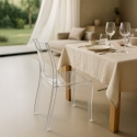 18 Silla de diseño transparente de cocina y comedor Cristal Light Catálogo
