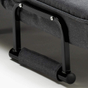 Sillón Sofá cama plegable individual de tela Deborah 