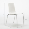 Silla para bar y cocina con soporte de acero apilable Lollipop Grand Soleil 