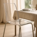 Silla para bar y cocina con soporte de acero apilable Lollipop Grand Soleil Catálogo