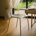 Silla para bar y cocina con soporte de acero apilable Lollipop Grand Soleil Rebajas