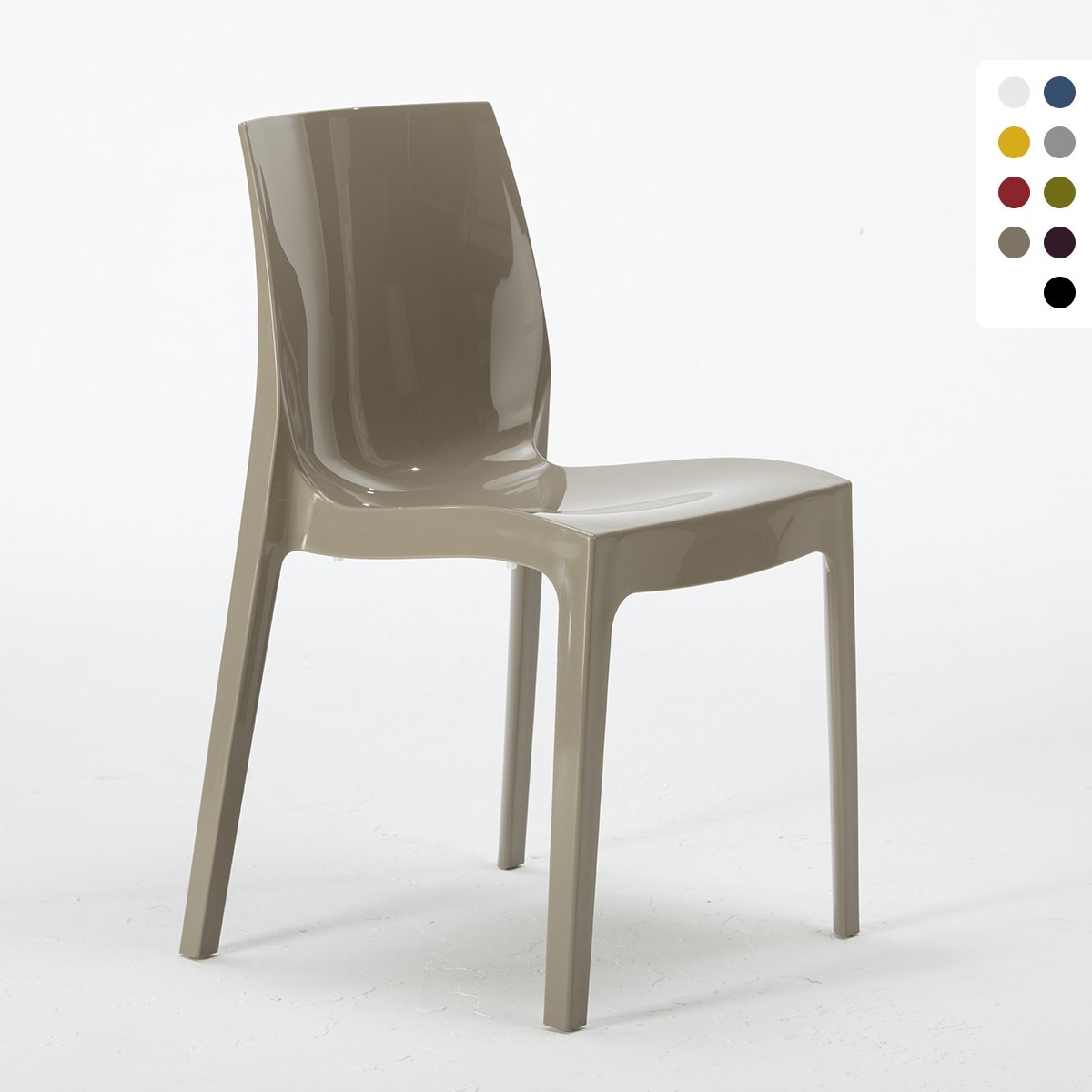 Silla para Cocina y Bar Ice Grand Soleil de Polipropileno Apilable Promoción