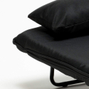 Sillón Sofá cama plegable individual de tela Deborah 