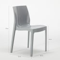 Silla para Cocina y Bar Ice Grand Soleil de Polipropileno Apilable 