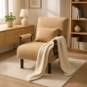 Sillón Sofá cama plegable individual de tela Deborah Rebajas