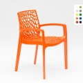 Silla de comedor polipropileno para cocina y bar Grand Soleil Gruvyer Arm Promoción