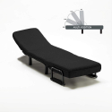 Sillón Sofá cama plegable individual de tela Deborah 