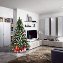 Árbol de Navidad artificial de 180 cm decorado con adornos Bergen Rebajas
