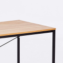 Escritorio mesa industrial 150x60 madera acero para estudio y oficina Wootop Rebajas