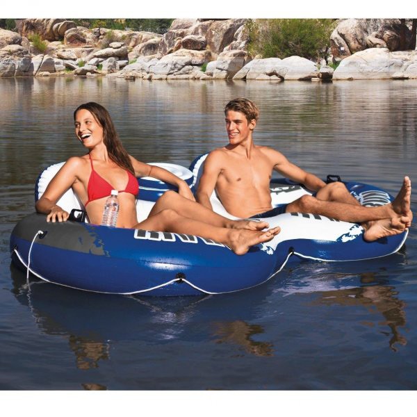 Intex 58837 River Run 2 flotador grande biplaza colchoneta flotante