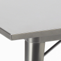 mesa industrial Lix 80x80 en acero para bar y hogar dynamite Elección