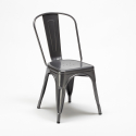 juego de mesa de madera con sillas de metal tribeca estilo industrial 
