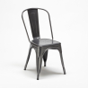 juego de mesa de madera con sillas de metal tribeca estilo industrial 