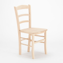 Silla Comedor Madera Haya Rústica para bar y tabernas Paesana Wood 