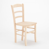 Silla Comedor Madera Haya Rústica para bar y tabernas Paesana Wood 