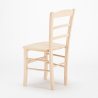 Silla Comedor Madera Haya Rústica para bar y tabernas Paesana Wood 